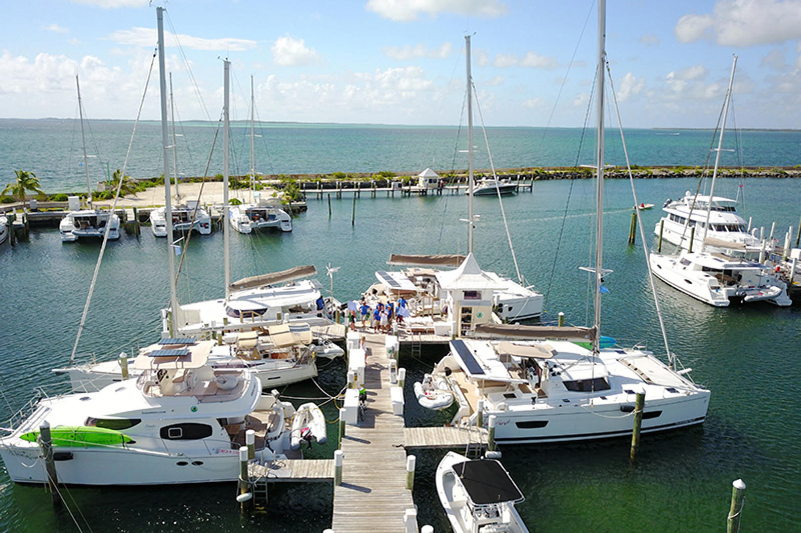 Go Team yacht floating on water