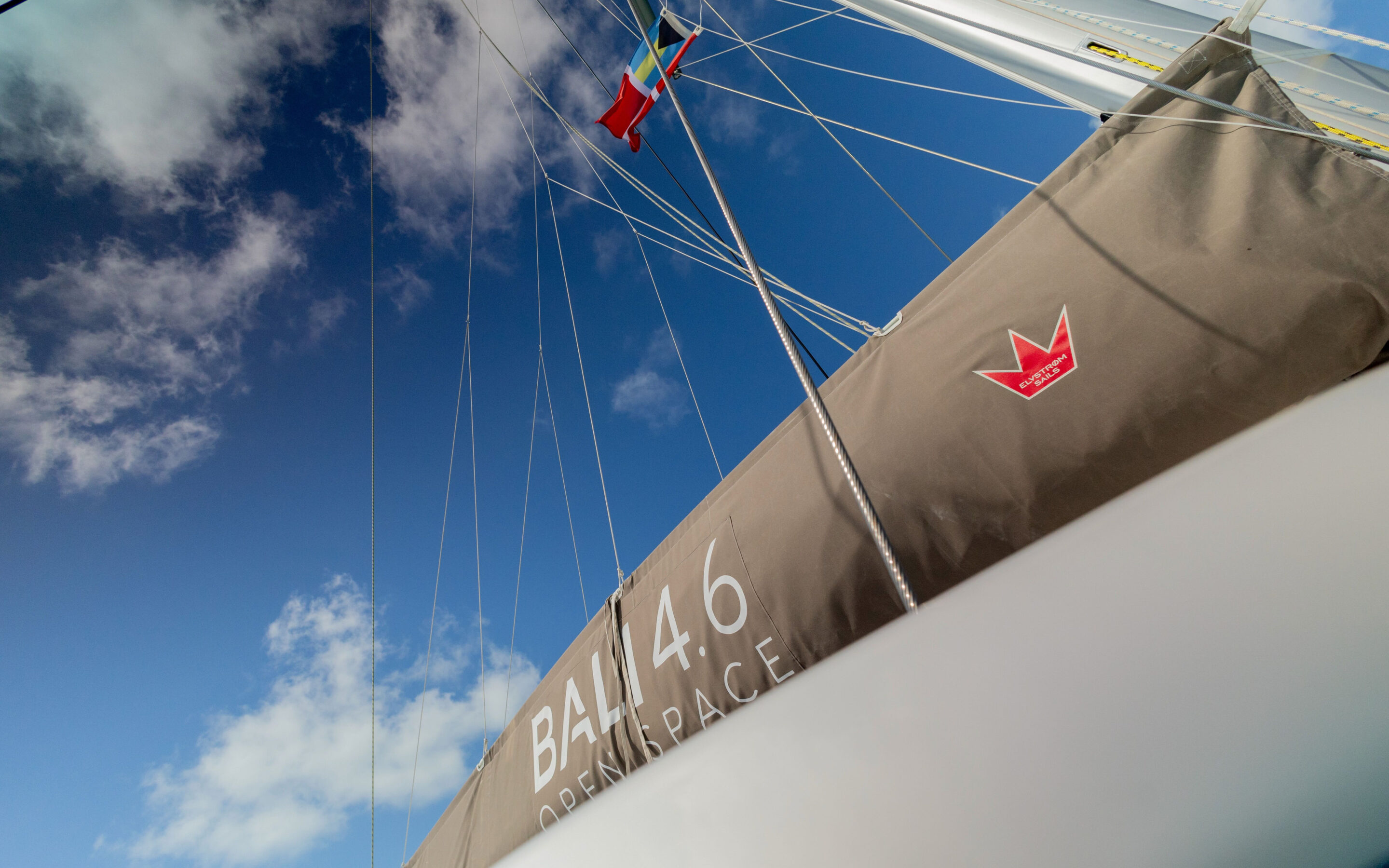 A clear blue sky with no clouds, showcasing a vibrant and serene atmosphere.