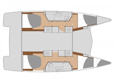This Is It Catamaran on the water