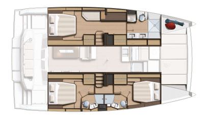 This Is It Catamaran on the water